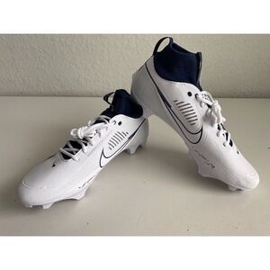 Nike Vapor Edge Pro 360 2 Football Cleats White Navy Blue FN7759-102 Men’s 13.5